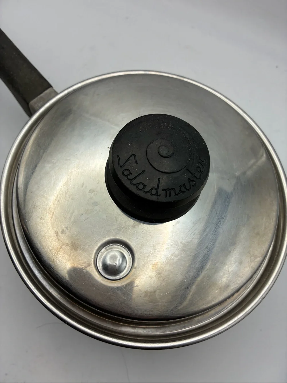 Saladmaster 18-8 Tri-Clad Stainless Steel Sauce Pan w/Lid Vintage Dallas TX